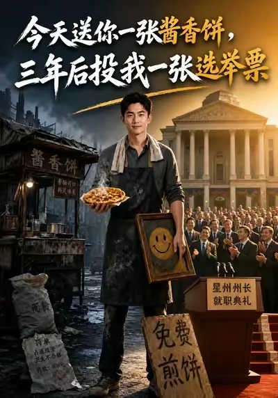 今天送你一张酱香饼，三年后投我一张选举票